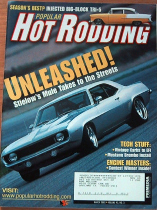 POPULAR HOT RODDING 2003 MAR - OLD T/A RACERS, ENGINE MASTERS